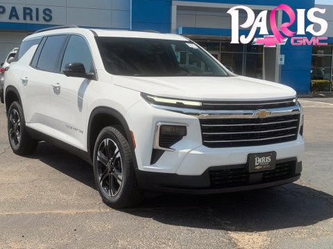Summit White 2027 Chevrolet Traverse LT FWD for sale in Paris, TX - Stock #270019