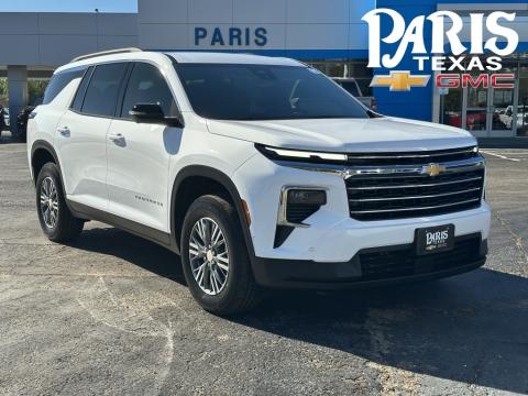  New 2026 Chevrolet Traverse LT Stock#260315 Summit White FWD 