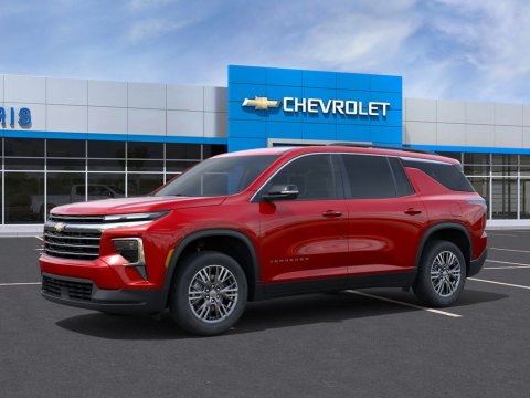 New Radiant Red Tintcoat 2027 Chevrolet Traverse LT FWD - photo 2 - Stock #270024