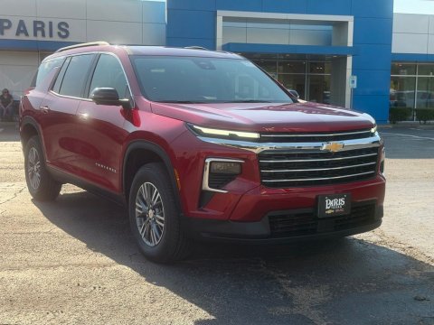 New Radiant Red Tintcoat 2027 Chevrolet Traverse LT FWD - photo 6 - Stock #270024