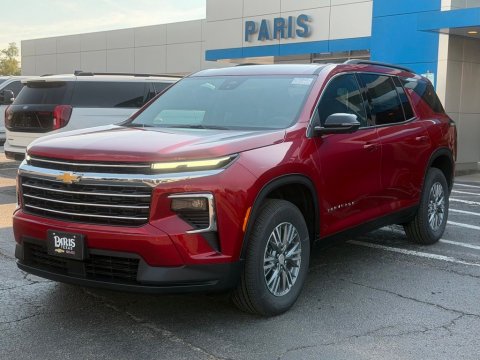 New Radiant Red Tintcoat 2027 Chevrolet Traverse LT FWD - photo 8 - Stock #270024
