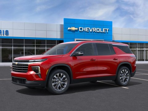 New Radiant Red Tintcoat 2026 Chevrolet Traverse LT FWD - photo 2 - Stock #261161
