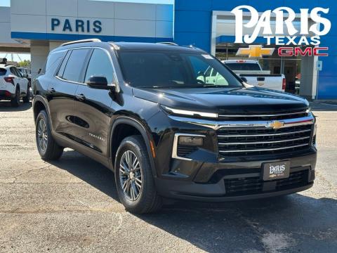 Mosaic Black Metallic 2026 Chevrolet Traverse LT FWD for sale in Paris, TX - Stock #260778