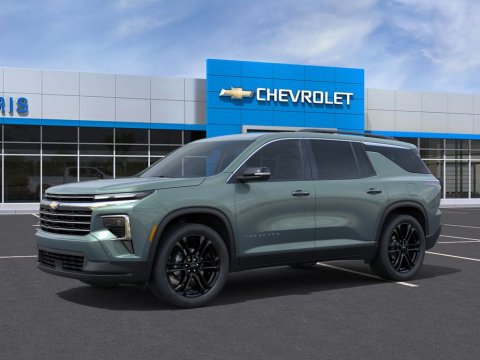 New Trillium Green Metallic 2027 Chevrolet Traverse LT FWD - photo 2 - Stock #270032
