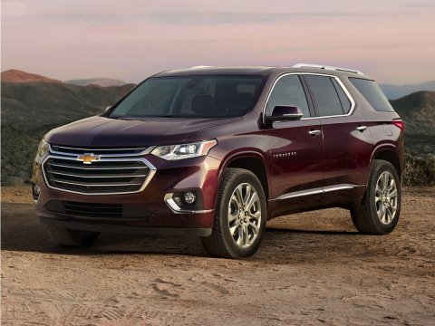 Mosaic Black Metallic 2021 Chevrolet Traverse LT FWD for sale in Paris, TX - Stock #261320A