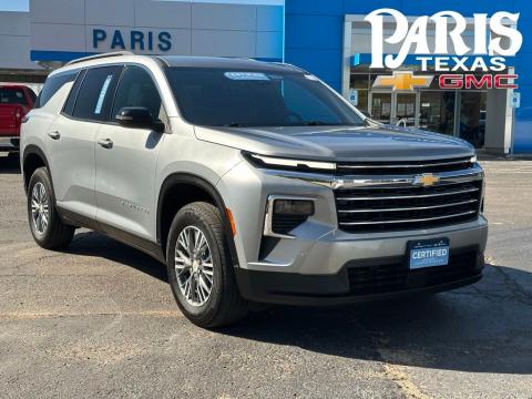  Certified 2025 Chevrolet Traverse LT Stock#B5565 Sterling Gray 