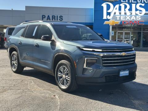  Pre-Owned 2025 Chevrolet Traverse LT Stock#B5562 Lakeshore Blue 