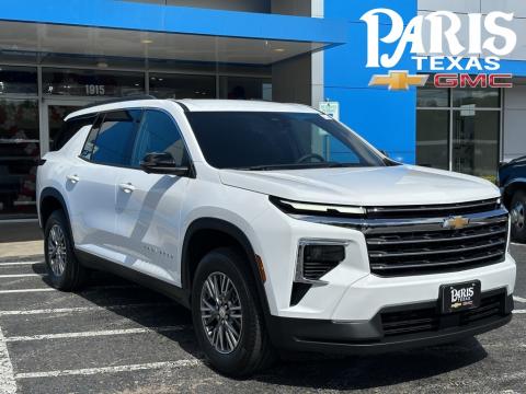  New 2025 Chevrolet Traverse LT Stock#250874 Summit White FWD 