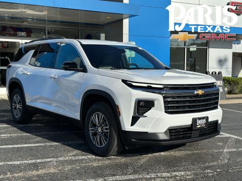 New 2025 Chevrolet Traverse LT Stock#250913 Summit White FWD 