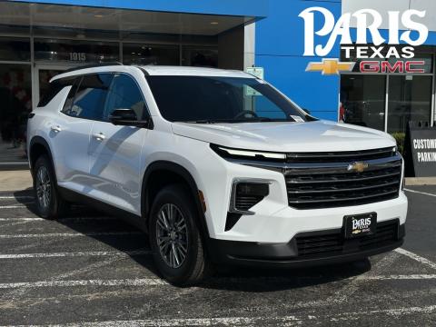  New 2025 Chevrolet Traverse LT Stock#250873 Summit White FWD 