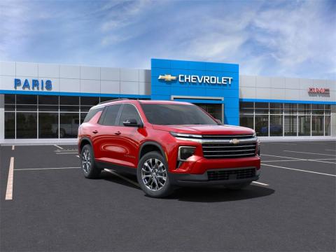  New 2025 Chevrolet Traverse LT Stock#250768 Radiant Red 