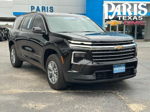 Black Metallic 2025 Chevrolet Traverse LT FWD for sale in Paris, TX - Stock #260839A