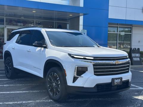  New 2025 Chevrolet Traverse LT Stock#250840 Summit White FWD 