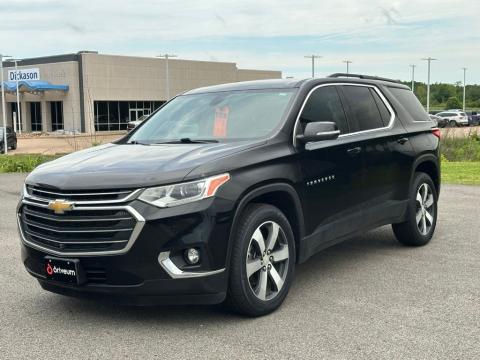 Pre-Owned Mosaic Black Metallic 2021 Chevrolet Traverse LT Leather FWD - photo 3 - Stock #X2463