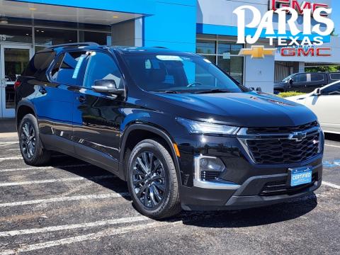  Certified 2023 Chevrolet Traverse RS Stock#250640A Mosaic Black 