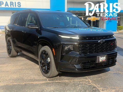 Black Metallic 2027 Chevrolet Traverse RS FWD for sale in Paris, TX - Stock #270031
