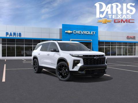  New 2026 Chevrolet Traverse RS Stock#260525 Polar White Tricoat 