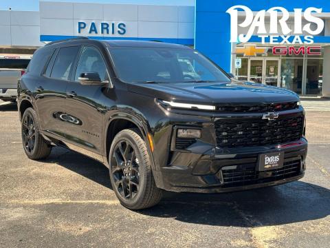 Mosaic Black Metallic 2026 Chevrolet Traverse RS FWD for sale in Paris, TX - Stock #260819