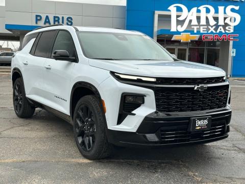  New 2026 Chevrolet Traverse RS Stock#260646 Polar White Tricoat 