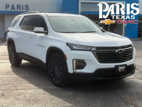 Summit White 2023 Chevrolet Traverse RS AWD for sale in Paris, TX - Stock #261157A