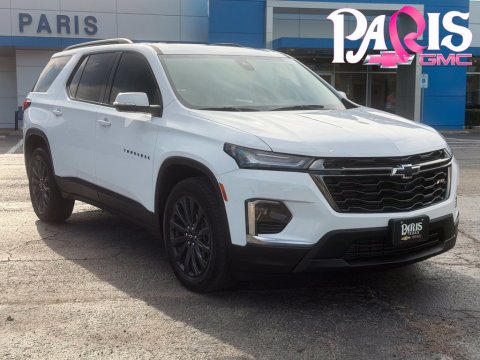Summit White 2023 Chevrolet Traverse RS AWD for sale in Paris, TX - Stock #261157A