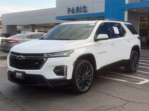 Pre-Owned Summit White 2023 Chevrolet Traverse RS AWD - photo 3 - Stock #261157A