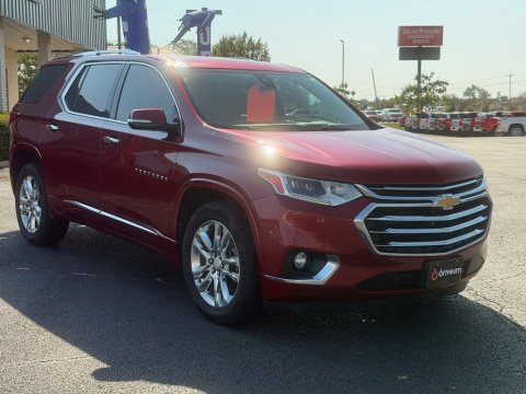 Red Tintcoat 2018 Chevrolet Traverse High Country AWD for sale in Paris, TX - Stock #X2584