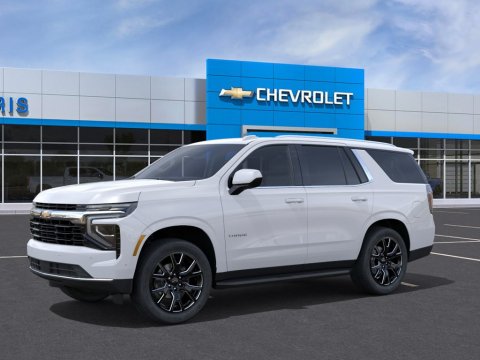 New Summit White 2027 Chevrolet Tahoe LS RWD - photo 2 - Stock #270118