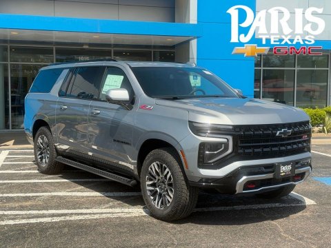 Sterling Gray Metallic 2026 Chevrolet Suburban Z71 4WD for sale in Paris, TX - Stock #261206