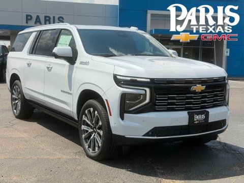 Polar White 2026 Chevrolet Suburban High Country 4WD for sale in Paris, TX - Stock #261330