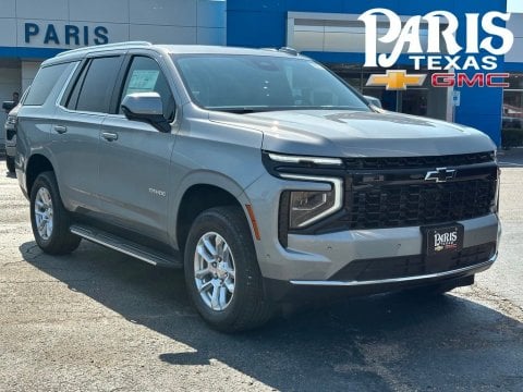 Sterling Gray Metallic 2026 Chevrolet Tahoe LS 4WD for sale in Paris, TX - Stock #261186