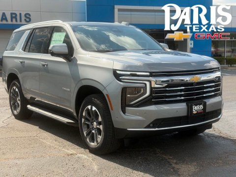 Sterling Gray Metallic 2026 Chevrolet Tahoe LT 4WD for sale in Paris, TX - Stock #261368