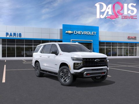 Summit White 2027 Chevrolet Tahoe Z71 4WD for sale in Paris, TX - Stock #270071