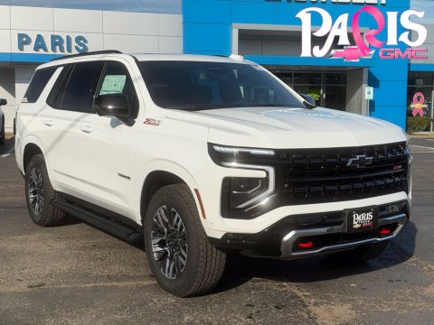 Summit White 2027 Chevrolet Tahoe Z71 4WD for sale in Paris, TX - Stock #270071