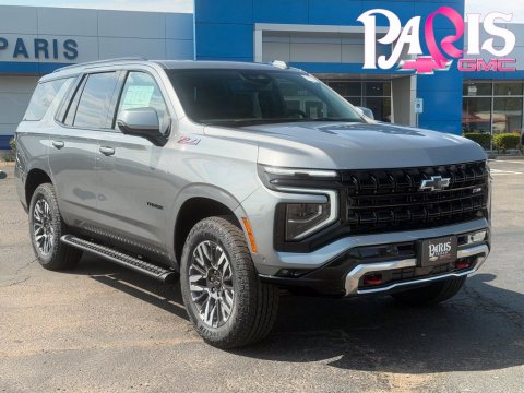 Sterling Gray Metallic 2027 Chevrolet Tahoe Z71 4WD for sale in Paris, TX - Stock #270045