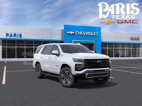 Summit White 2026 Chevrolet Tahoe Z71 4WD for sale in Paris, TX - Stock #261019