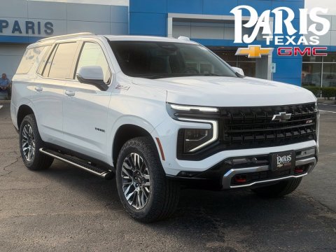 Summit White 2027 Chevrolet Tahoe Z71 4WD for sale in Paris, TX - Stock #270041