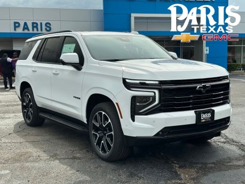 Summit White 2026 Chevrolet Tahoe RST 4WD for sale in Paris, TX - Stock #261090