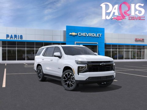 Summit White 2027 Chevrolet Tahoe RST 4WD for sale in Paris, TX - Stock #270101