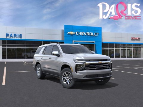 Sterling Gray Metallic 2027 Chevrolet Tahoe Premier 4WD for sale in Paris, TX - Stock #270079