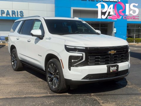 Polar White 2026 Chevrolet Tahoe High Country 4WD for sale in Paris, TX - Stock #261378