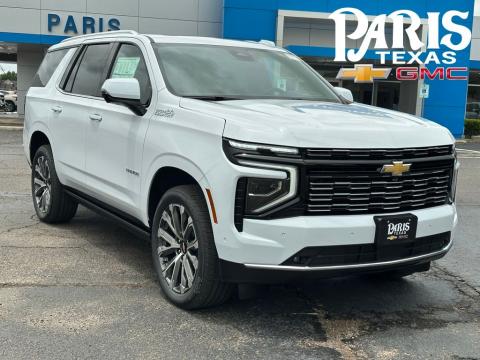 Polar White Tricoat 2026 Chevrolet Tahoe High Country 4WD for sale in Paris, TX - Stock #260968