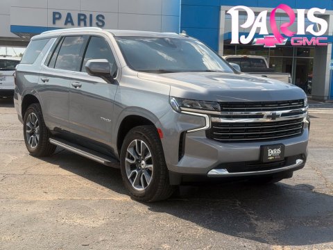 Satin Steel Metallic 2021 Chevrolet Tahoe LT RWD for sale in Paris, TX - Stock #261263A