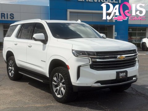 Summit White 2024 Chevrolet Tahoe LT 4WD for sale in Paris, TX - Stock #270041A