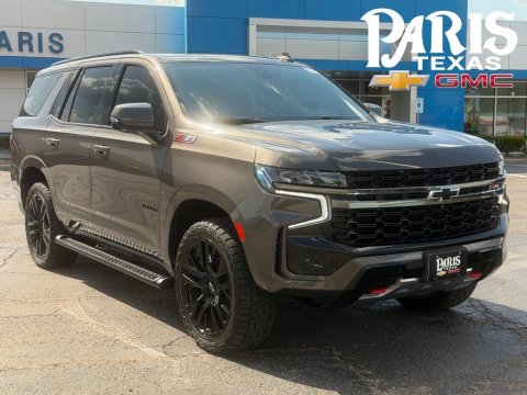 Graywood Metallic 2021 Chevrolet Tahoe Z71 4WD for sale in Paris, TX - Stock #261247A