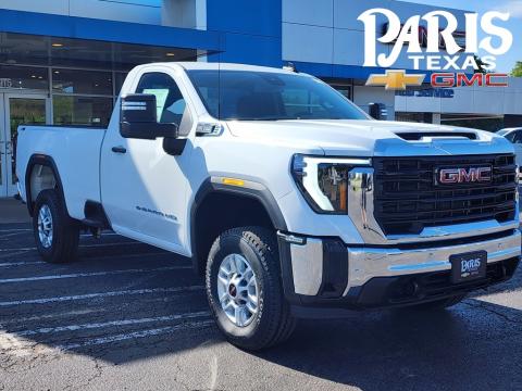  New 2025 GMC Sierra 2500HD Pro Stock#250657 Summit White 4WD 