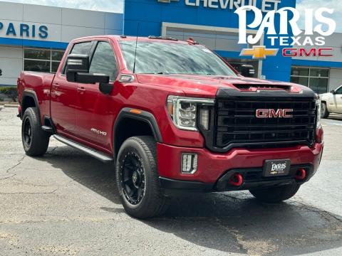 Cayenne Red Tintcoat 2022 GMC Sierra 2500HD AT4 4WD for sale in Paris, TX - Stock #260821A