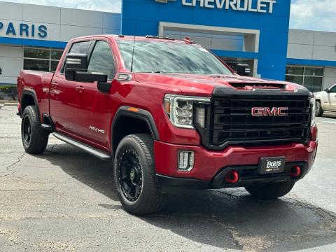 Cayenne Red Tintcoat 2022 GMC Sierra 2500HD AT4 4WD for sale in Paris, TX - Stock #X2494