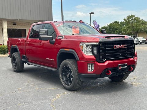 Cayenne Red 2022 GMC Sierra 2500HD AT4 4WD for sale in Paris, TX - Stock #X2494