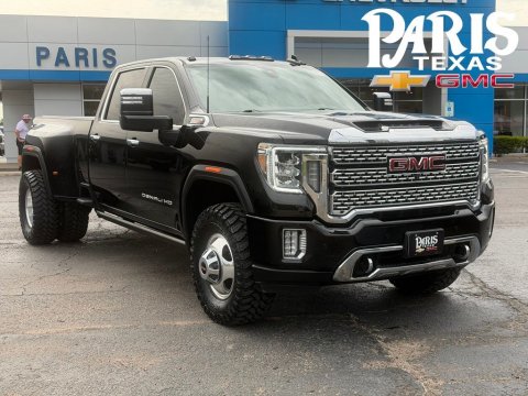 Onyx Black 2023 GMC Sierra 3500HD Denali 4WD for sale in Paris, TX - Stock #261062A